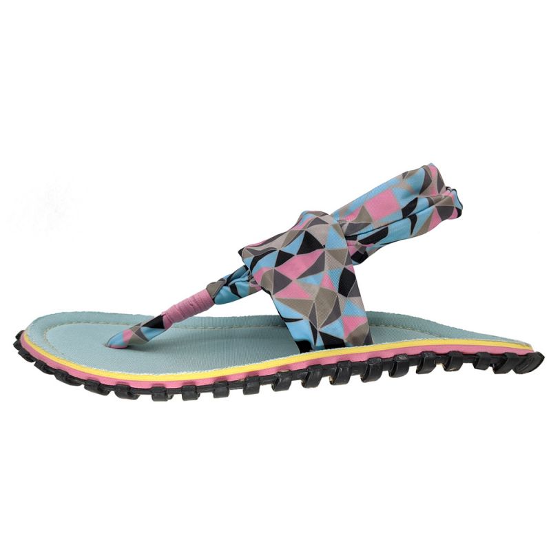 3. Gumbies Slingback Flip-Flops W G-SB-WN-GEOM