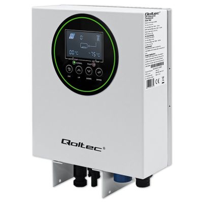 Qoltec Inverter Solar water heating converter ECO Solar Boost MPPT BYPASS LCD 3kW/4kW Wi-fi