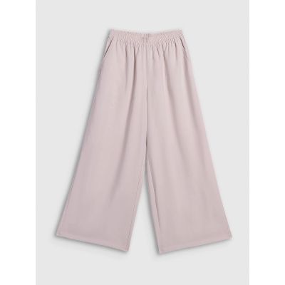 6. Women's 4F Modal Wide Leg Trousers 4FRSS26TTROF1971-12S