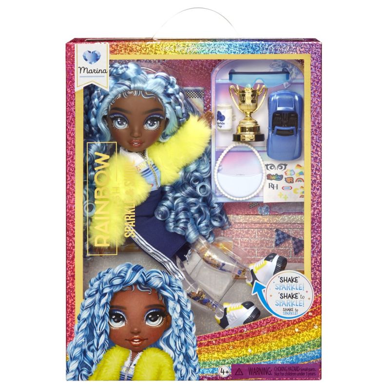 2. Rainbow High Sparkle & Shine Fashion Dolls - Marina (Blue)
