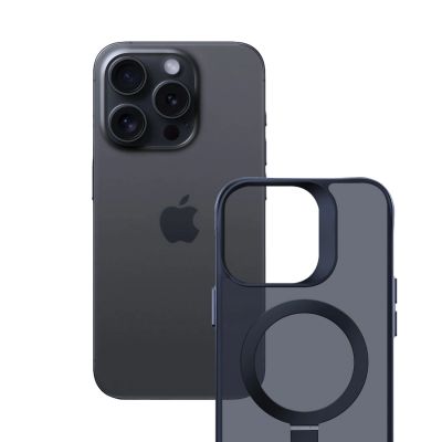 12. 3mk Smoke Case Mag&Stand for Apple iPhone 13 pro max - black