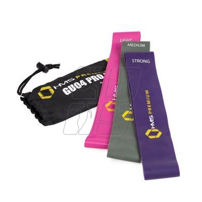 15. Exercise rubbers set HMS PRO SET GU04