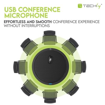 3. TECHLY Conference Microphone +MUTE