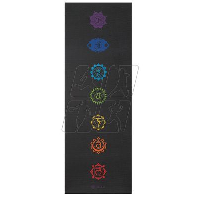 2. Gaiam Premium Chakra 62610 Yoga Mat