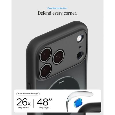 10. Spigen Ultra Hybrid MagSafe Case for iPhone 18 Pro / 17 Pro - Black