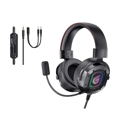 3. Conceptronic ATHAN03B Wired Headband Gaming Headphones/Headset Black