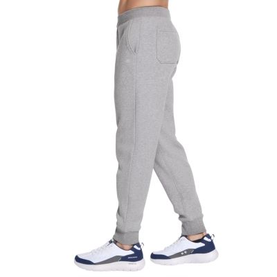 2. Skechers Max Soft Fleece Joggers PT289-LTGY Grey L