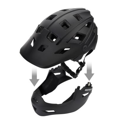 32. Meteor Hydra S full-face bicycle helmet 51-55 cm black