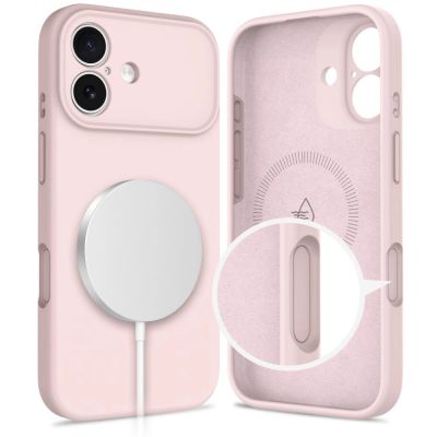 2. Tech-Protect Silicone MagSafe Case for iPhone 17 - Pink