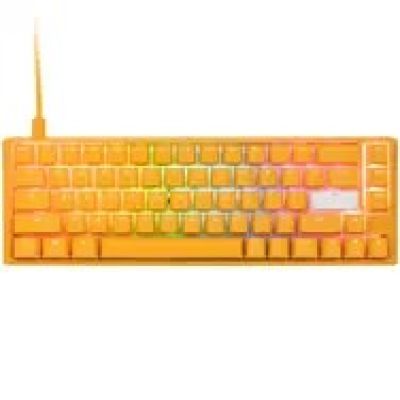11. Ducky One 3 Yellow SF Gaming Keyboard USB US English Yellow