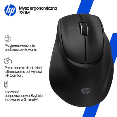 5. HP Tilt Ergonomic Black Mouse 720M Wireless / Bluetooth wireless black BH0Z4AA