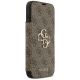 4. Guess Book 4G Metal Logo Case for iPhone 17 Pro Max - Brown