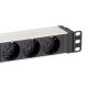 4. Equip 333293 PDU 8-way power distribution unit 1U Black, Silver