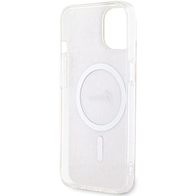 7. Guess IML 4G MagSafe case for iPhone 15 / 14 / 13 - pink
