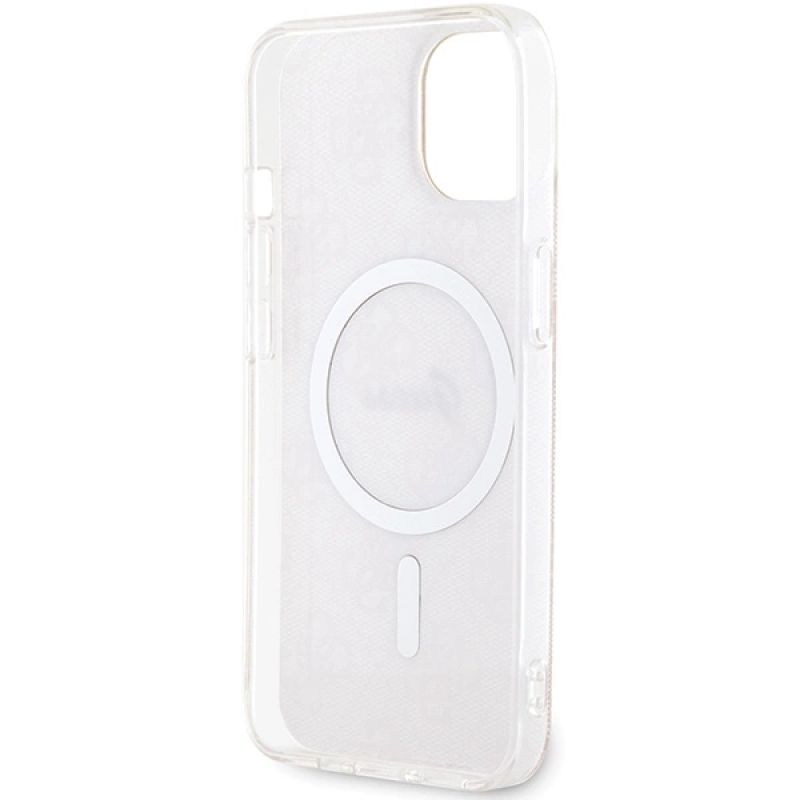 7. Guess IML 4G MagSafe case for iPhone 15 / 14 / 13 - pink