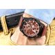 4. Men's Watch Giewont Chronograph Sapphire Black Brown GW8810-A3