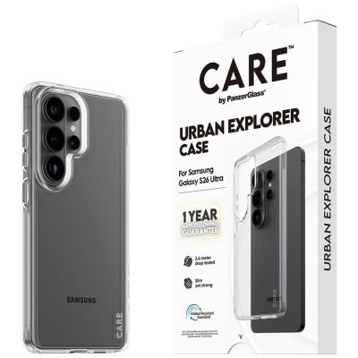 5. CARE by PanzerGlass Urban Explorer Transparent Case for Samsung Galaxy S26 Ultra - transparent