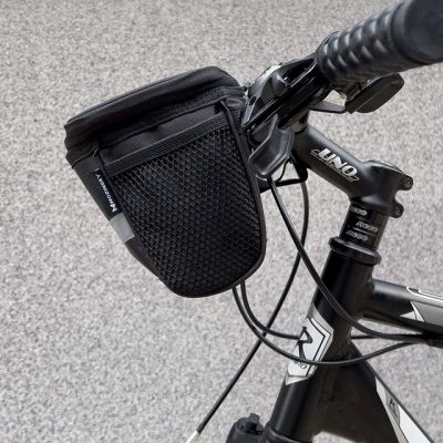 11. Wozinsky Bicycle Handlebar Bag with Phone Case, 2 l, Black (WBB12BK)