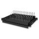 19" 4.5U 340mm pull-out shelf for tablets, laptops, smartphones, RAL 9005