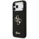 2. Guess Silicone Big 4G Script Case for iPhone 17 Pro Max - Black