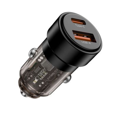 2. CC03 2-port PD75W car charger - black