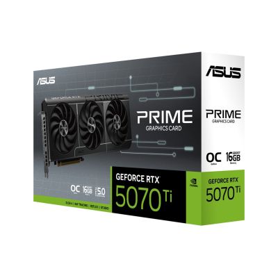 3. ASUS PRIME GeForce RTX 5070 Ti OC 16GB Graphics Card