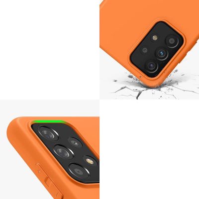 3. Silicone Case Soft Flexible Rubber Cover for Samsung Galaxy A22 4G red