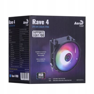 3. AEROCOOL PGS RAVE 4 FRGB PWM 4P Cooling
