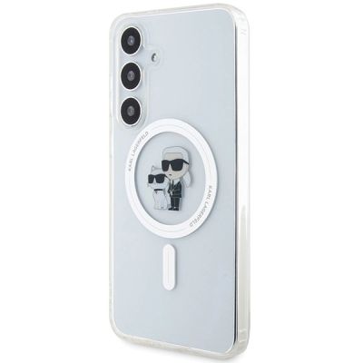 2. Karl Lagerfeld IML Karl&Choupette MagSafe case for Samsung Galaxy S24 - transparent