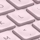 2. LOGITECH MX Keys Mini 920-010500 Pink Wireless Keyboard