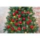 41. DECORATIVE PLASTIC BALL 6CM SET 35 PCS RED
