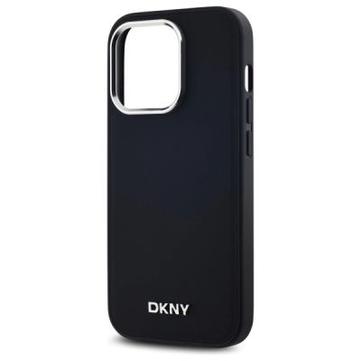6. DKNY Plain Logo MagSafe iPhone 14 Pro Case - Black