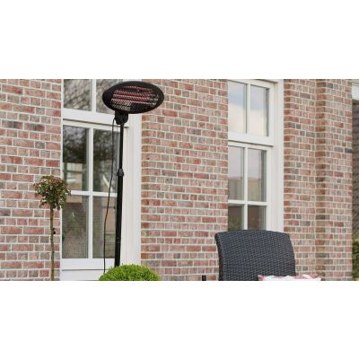 5. Sunred SMQ2000A Indoor and Outdoor Heater Black 2000W Quartz Electric Heater
