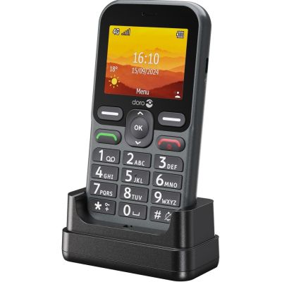 6. Doro Leva L10 6.1 cm (2.4") 120.7 g Black Functional phone