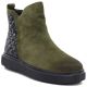 5. Women's insulated green ankle boots Potocki Z25-JE19365