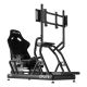 3. Oplite OP-R8-SMSB Monitor Holder/Stand for 144.8 cm (57") Monitors, Desk, Black