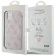 8. Guess GUHMN61G4GFRP iPhone 11 6.1" / Xr pink/pink hardcase 4G Collection Leather Metal Logo MagSafe