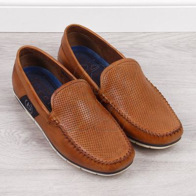 3. Leather loafers Bugatti M JJ153094 brown