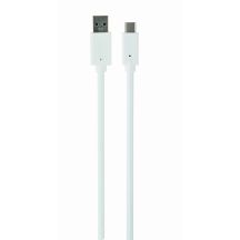 GEMBIRD CCP-USB3-AMCM-1M-W cable (USB type CM - USB 3.0 M; 1m; white)