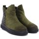 4. Women's insulated green ankle boots Potocki Z25-JE19365