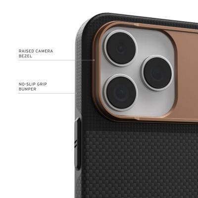 4. UAG Fibr Armr MagSafe - iPhone 17 Pro Max case compatible with MagSafe (kevlar graphite / bronze)