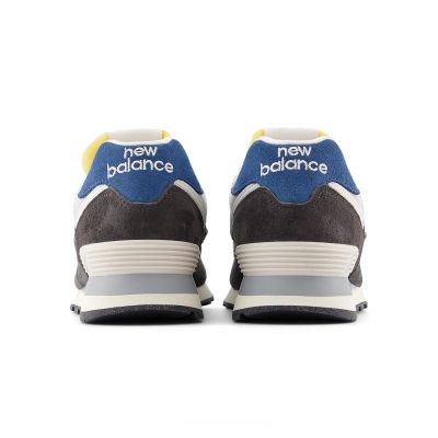 6. New Balance U574 lifestyle black unisex sneakers (U574NVE)