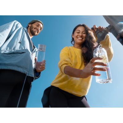 11. Brita Vital filter bottle pastel blue 2 discs
