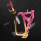 5. Rockbros RKL02 Aluminum Bottle Cage - Red and Gold