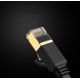13. Ugreen Flat Cable Internet Network Cable Ethernet Patchcord RJ45 Cat 7 STP LAN 10 Gbps 3m Black (NW106 11262)