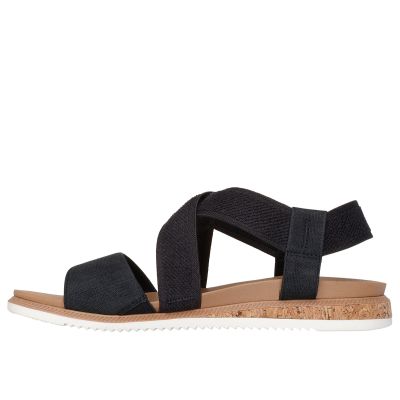 6. Skechers Women's Sandals DESERT KISS LOW 114705 BLK