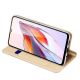 6. Dux Ducis Skin Pro Case For Xiaomi Redmi 11A / Poco C55 / Redmi 12C Cover Flip Card Wallet Stand Gold