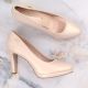 6. Sergio Leone W SK53N beige high-heeled and platform pumps