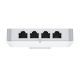 15. Access Point Wi-Fi 6 Ubiquiti UniFi U6 In-Wall 2.4GHz(2x2)/5GHz(4x4)/6GHz(–) PoE+/PoE 4x1G 1x2.5G
