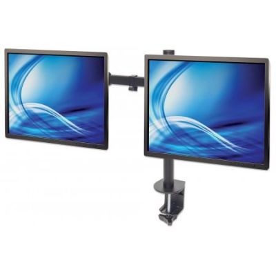 4. MANHATTAN Monitorarm for 2 Displays 13"-32" bis 8kg pro Disp